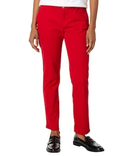 Foto 1 | Pantalones Tommy Hilfiger Hampton Chino Escarlata De Pierna Recta - Venta Internacional.