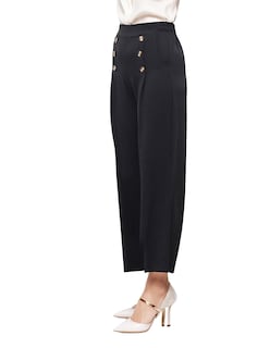 Foto 3 | Pantalón Recto Beddel Amplio Negro