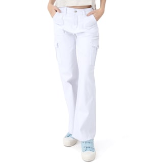 Foto 1 | Pantalón Lady Twill High Waist Para Mujer Quarry Color Blanco