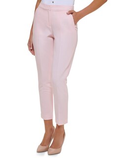 Foto 1 | Pantalones Tommy Hilfiger Sloane Con Cintura Elástica Y Tobillo, Color Rosa - Venta Internacional.