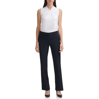 Foto 1 | Pantalones Tommy Hilfiger Sloane Negro con Cintura Elástica para Mujer - Venta Internacional