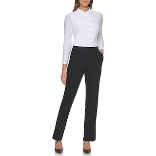 Foto 1 | Pantalones Tommy Hilfiger Sloane Para Mujer, Color Negro, Talla 12 - Venta Internacional.