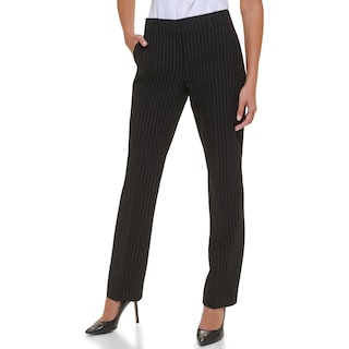 Foto 1 | Pantalones Tommy Hilfiger Pinstripe Sutton Bootcut Negro/marfil 8 - Venta Internacional.
