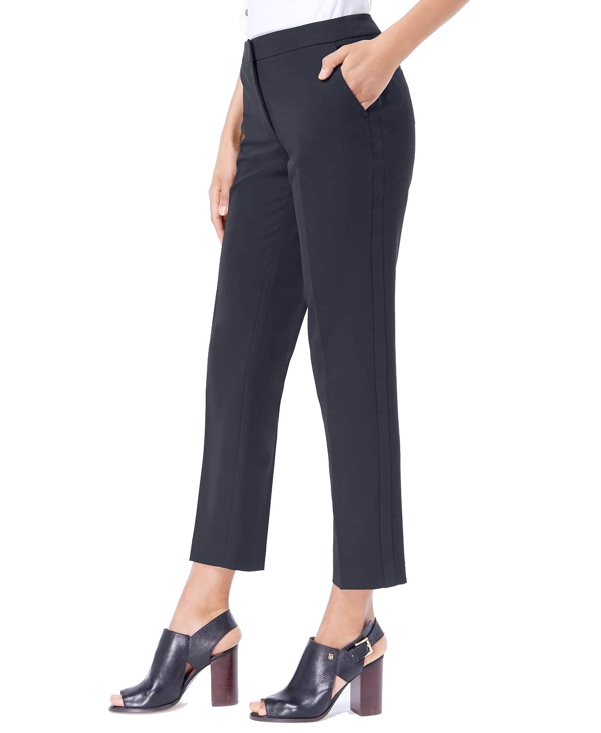 Foto 4 pulgar | Pantalones De Vestir Tommy Hilfiger Con Piernas Rectas Midnight Multi - Venta Internacional.