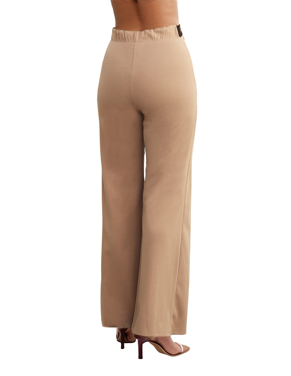 Foto 3 pulgar | Pantalón Casual / Formal Recto Rouss Beige