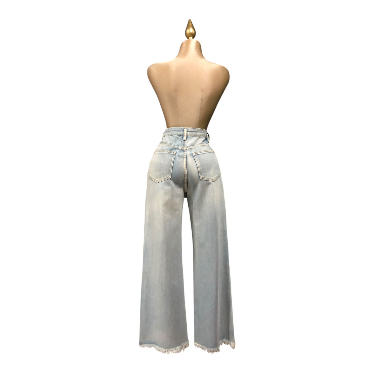 Foto 5 | Pantalón De Mezclilla Flores Para Dama Erivel