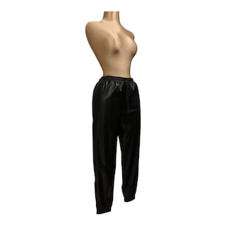 Foto 2 | Pantalón Color Negro Efecto Piel Erivel