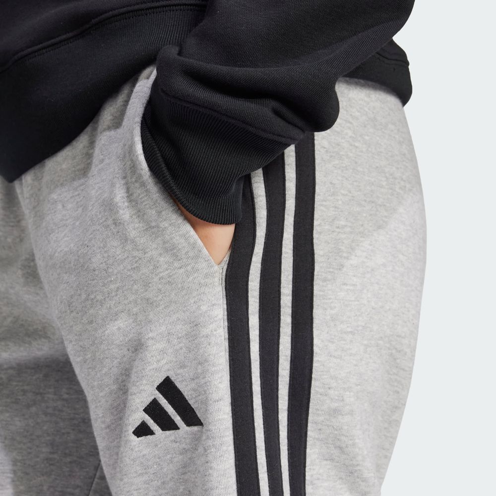 Foto 6 | Pants Essentials French Terry Cuffed 3 Franjas Adidas Gris Mujer