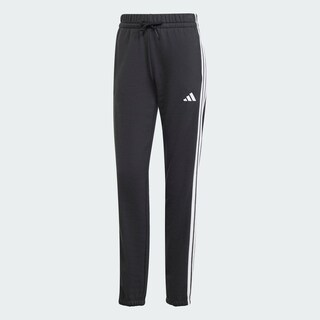 Foto 3 | Pants Essentials French Terry Cuffed 3 Franjas Adidas Negro Mujer