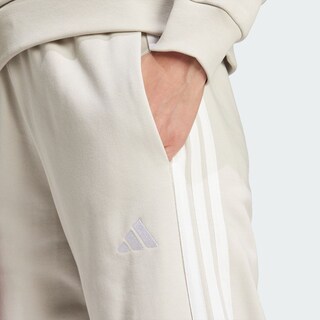 Foto 6 | Pants Essentials 3 Tiras Dobladillo Abierto Felpa Francesa Adidas Gris Mujer