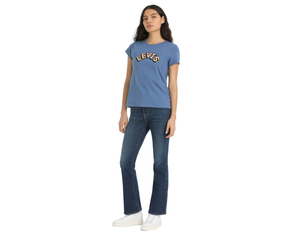 Foto 4 | Jeans Bootcut Levi’s Azul High-rise 725 para Mujer