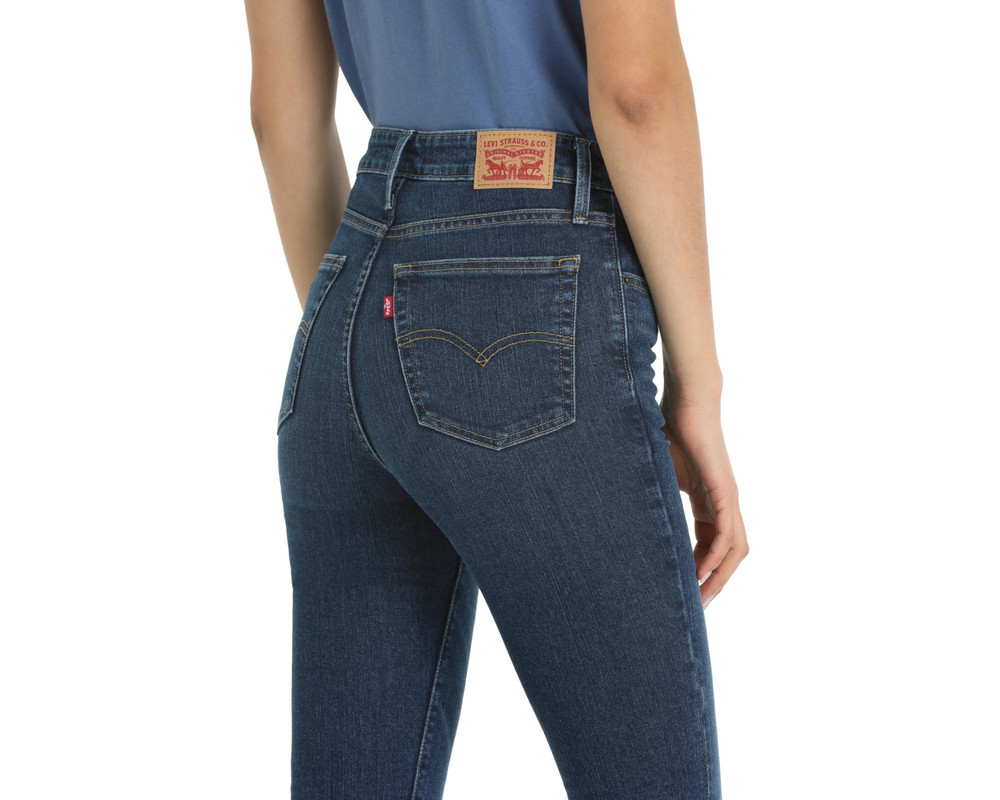 Foto 6 pulgar | Jeans Bootcut Levi’s Azul High-rise 725 para Mujer