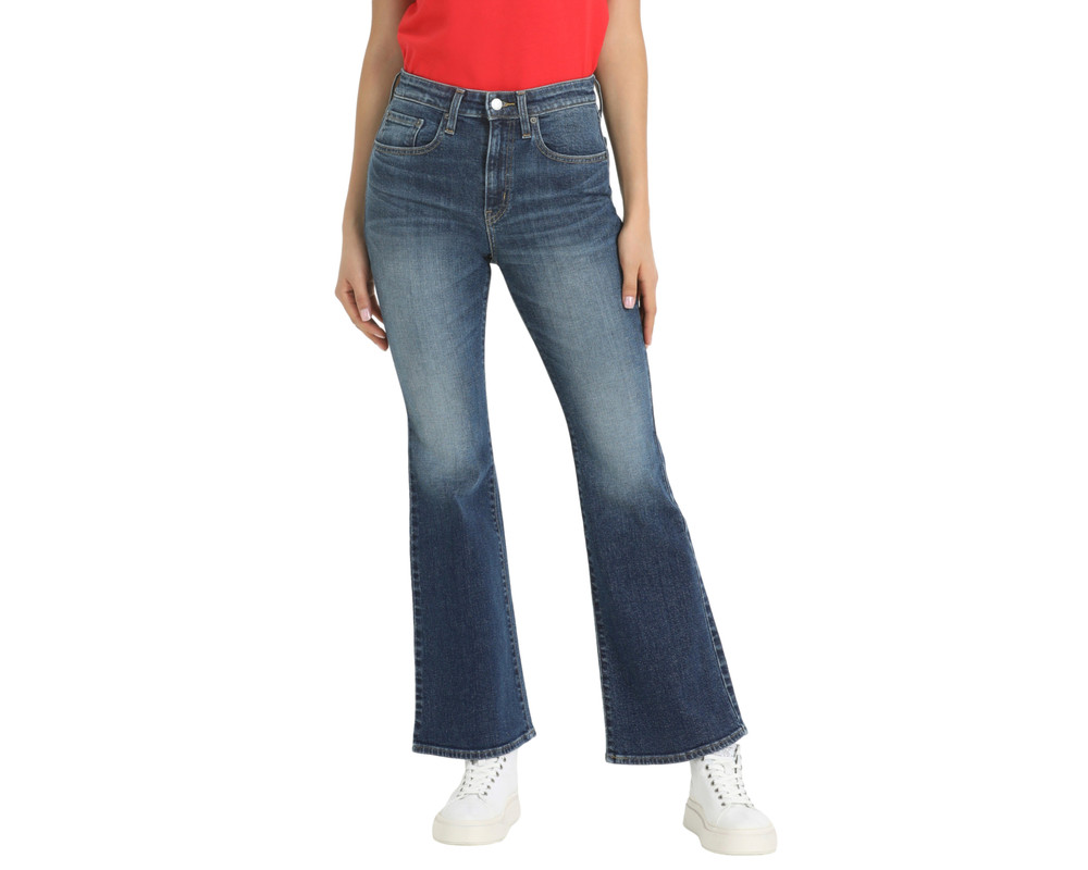 Foto 2 pulgar | Jeans Levi’s High Rise Flare Azul para Mujer