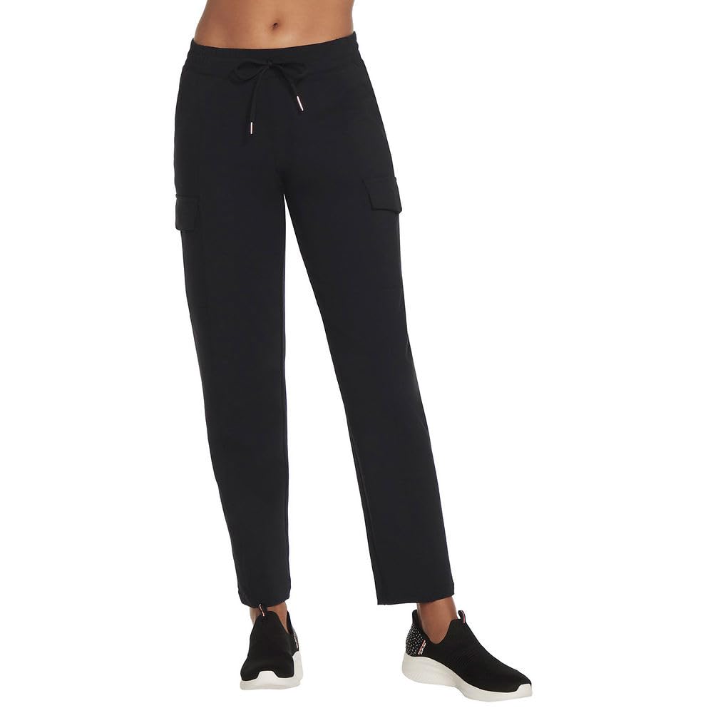 Foto 2 pulgar | Pantalones Cargo Skechers Go Walk Sin Cordones Para Mujer, Negro Atrevido - Venta Internacional.