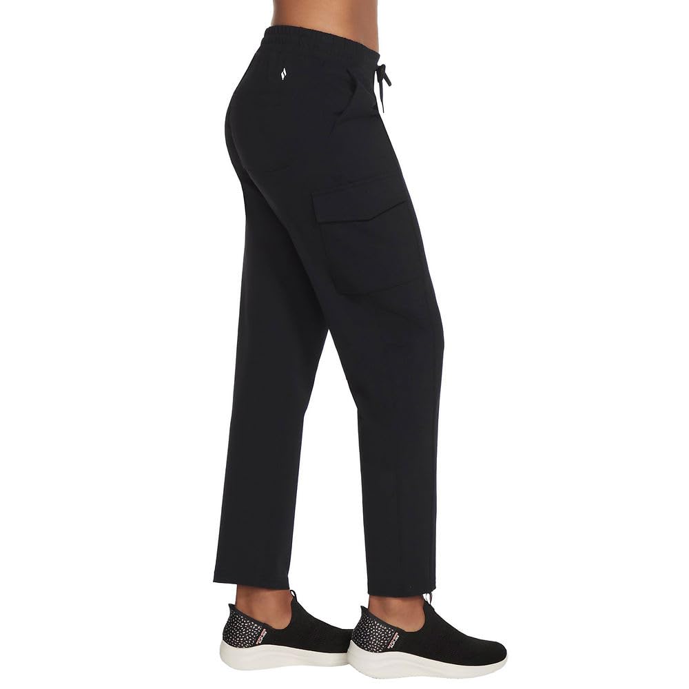 Foto 3 pulgar | Pantalones Cargo Skechers Go Walk Sin Cordones Para Mujer, Negro Atrevido - Venta Internacional.