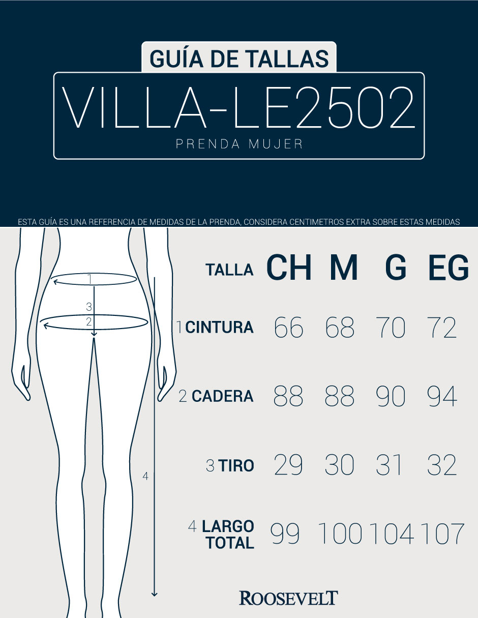 Foto 7 pulgar | Pantalón Roosevelt para Mujer