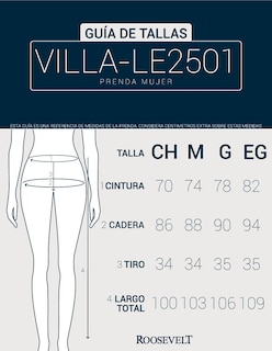 Foto 6 | Pantalon Villa-le2501 Mujer Roosevelt Pistache
