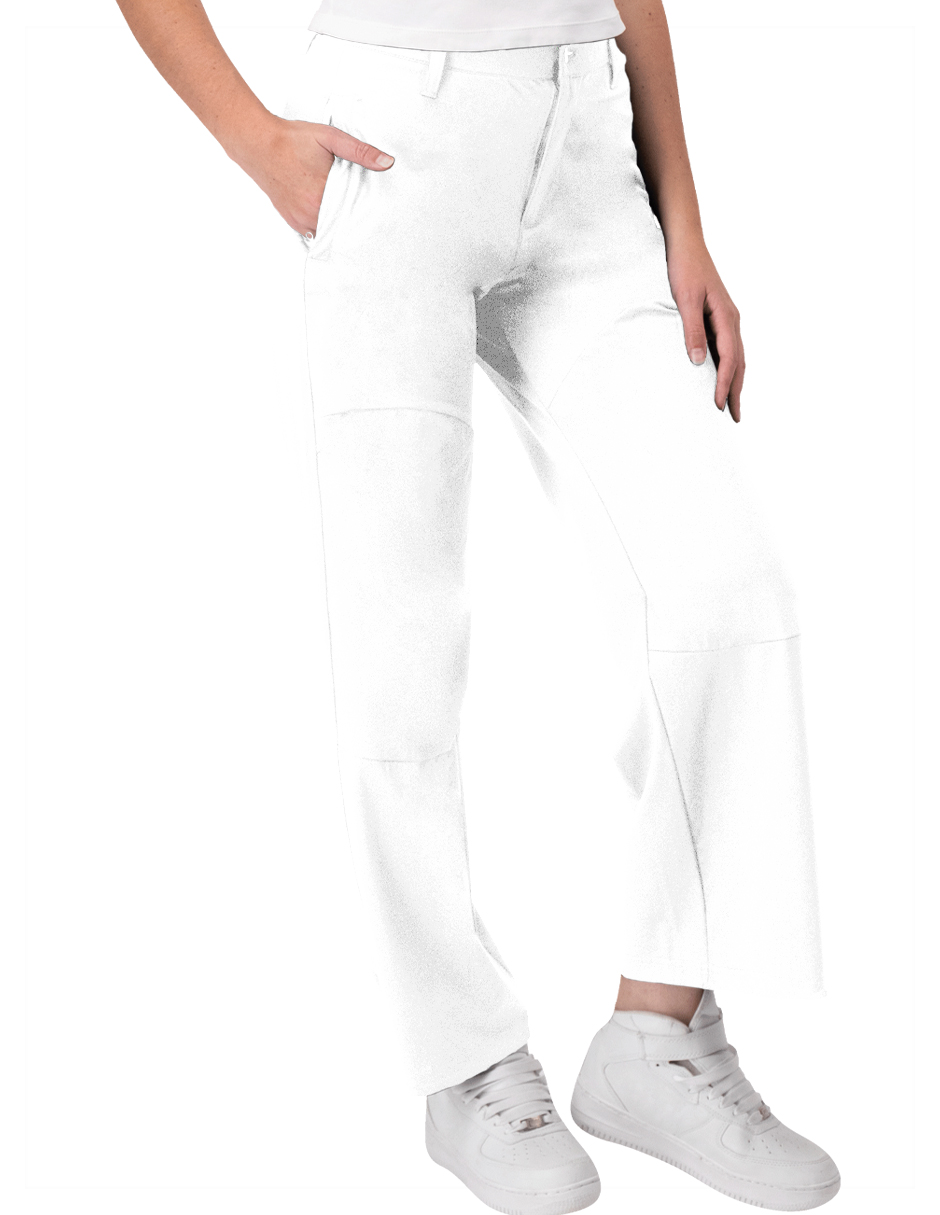 Foto 3 pulgar | Pantalon Roosevelt Villa-le2502 Blanco para Mujer