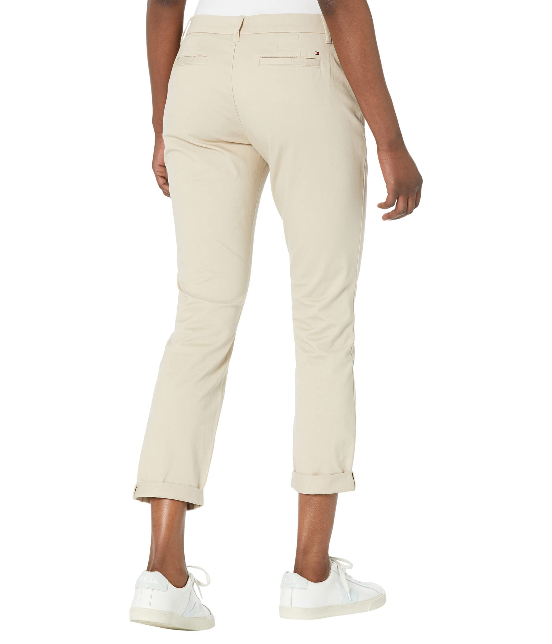Foto 3 pulgar | Pantalones Tommy Hilfiger Hampton Chino Khaki Para Niños De 8 Años - Venta Internacional.