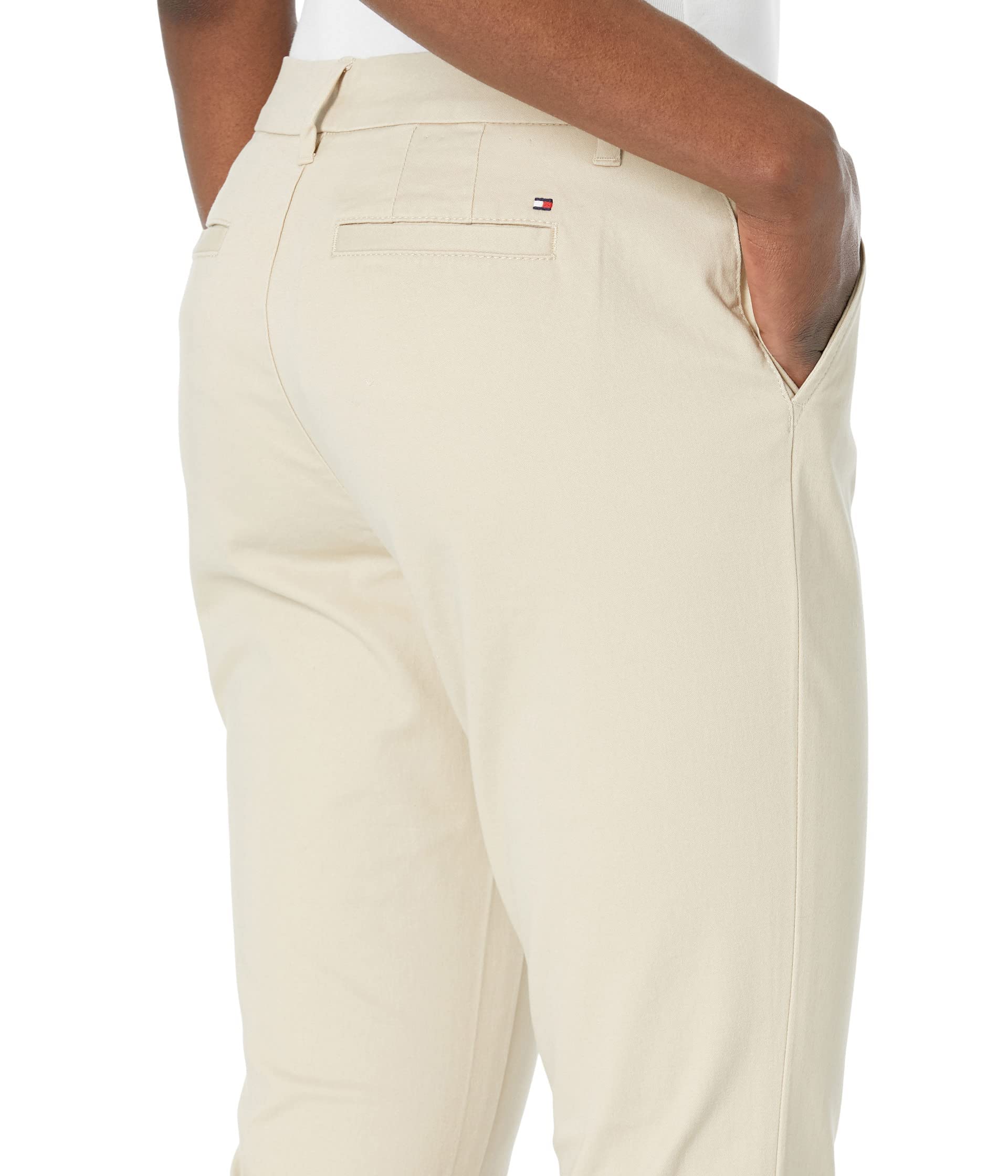 Foto 4 pulgar | Pantalones Tommy Hilfiger Hampton Chino Khaki Para Niños De 8 Años - Venta Internacional.