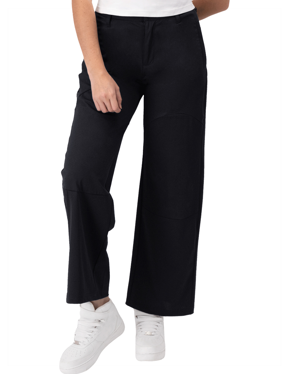 Foto 2 pulgar | Pantalón Roosevelt Villa-LE2502 Negro para Mujer