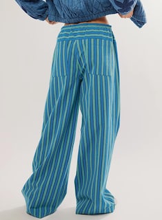 Foto 2 | Pantalones Acelit Para Mujer, Casual, A Rayas, Color Block 2025, Otoño - Venta Internacional.