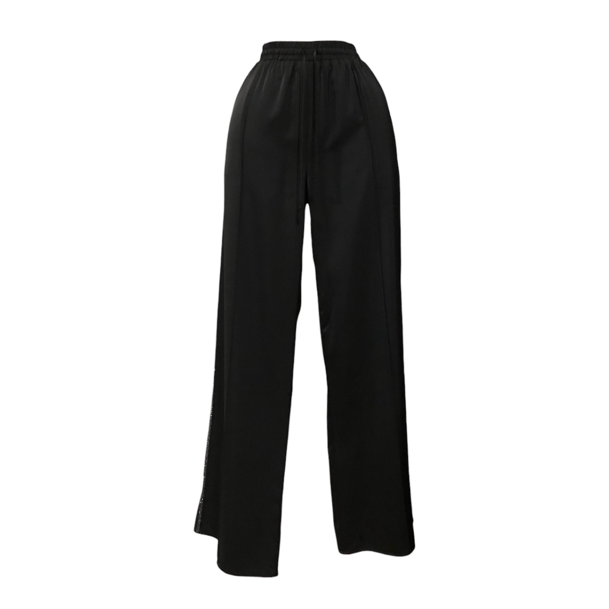 Foto 2 pulgar | Pantalón Resorte Cintura Negro Erivel