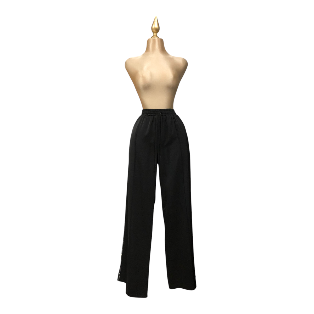 Foto 2 | Pantalón Resorte Cintura Negro Erivel