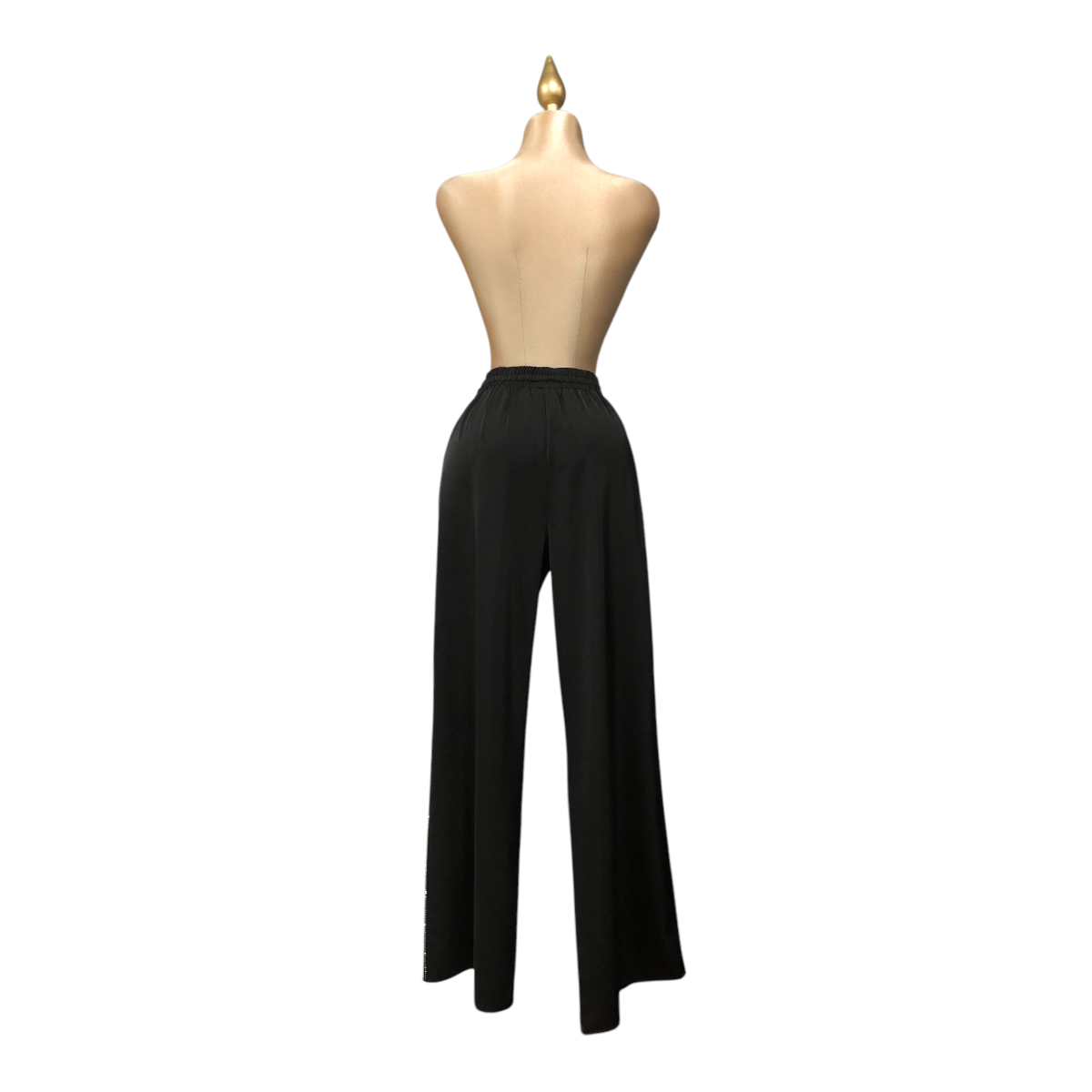 Foto 5 | Pantalón Resorte Cintura Negro Erivel