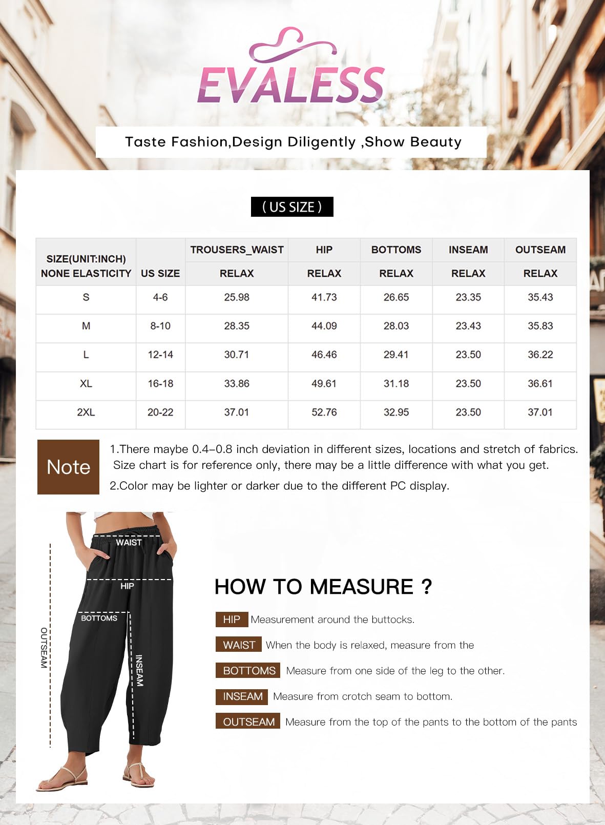 Foto 8 pulgar | Pantalón Evaless para Mujer-Venta Internacional