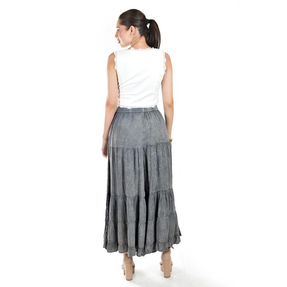 Foto 4 pulgar | Pantalon Estilo Palazzo Roman Fashion /juvenil, 042 (gris Obscuro) Gris