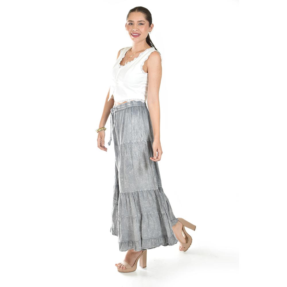 Foto 3 pulgar | Pantalon Estilo Palazzo Roman Fashion /juvenil, R42 (gris) Gris