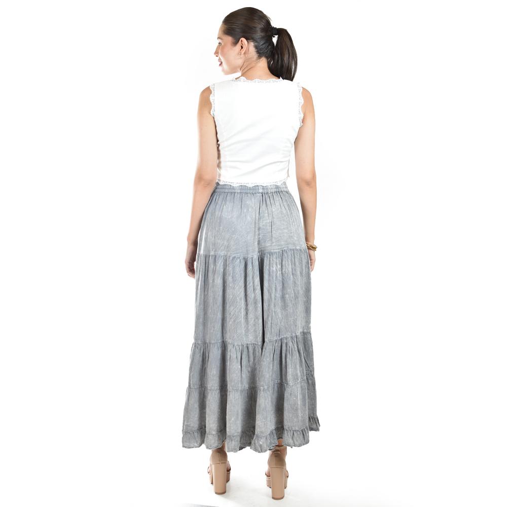 Foto 4 pulgar | Pantalon Estilo Palazzo Roman Fashion /juvenil, R42 (gris) Gris