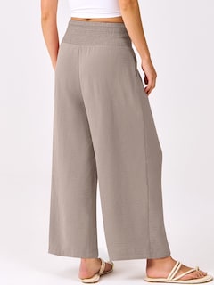 Foto 3 | Pantalones Palazzo Anrabess Para Mujer, Cintura Alta, Pernera Ancha - Venta Internacional.