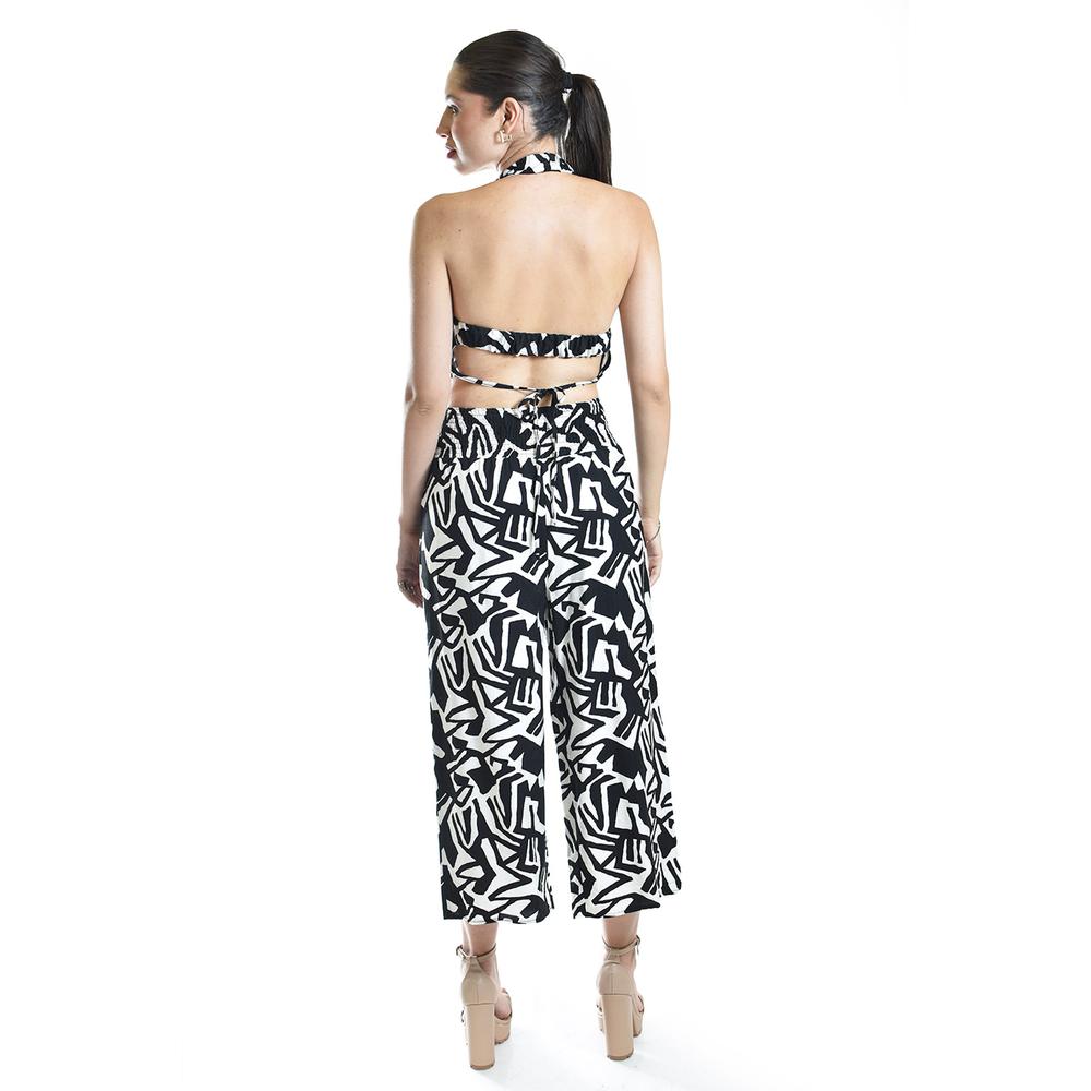 Foto 4 pulgar | Set Estampado Abstracto Roman Fashion /juvenil, 9268-92997 (bco /negro) Negro