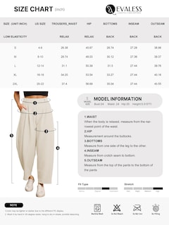 Foto 6 | Pantalones Evaless Pantalones De Trabajo Con Pernera Ancha Y Cintura Alta - Venta Internacional.
