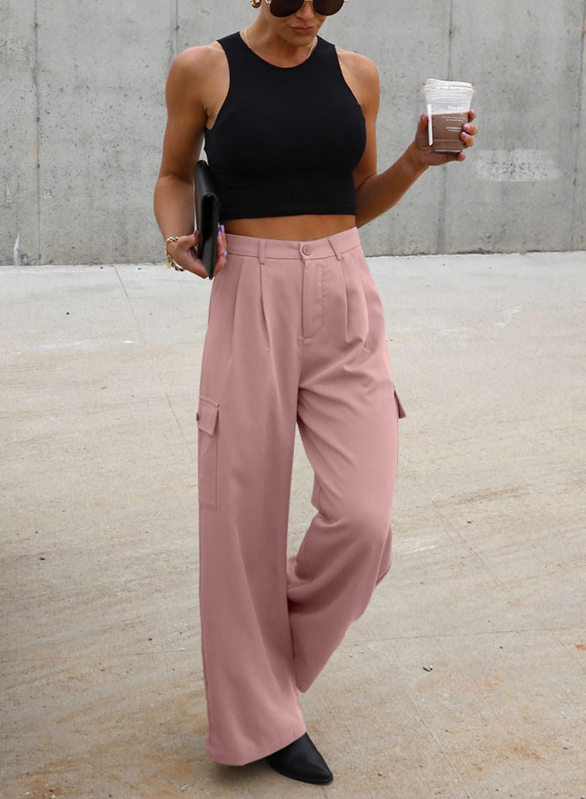 Foto 3 pulgar | Pantalones Dokotoo Rosa para Mujer - Venta Internacional