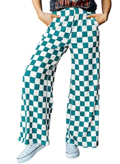 Foto 1 | Pantalones Acelit A Cuadros Casuales Para Mujer 2025, Primavera Y Verano, Verde - Venta Internacional.