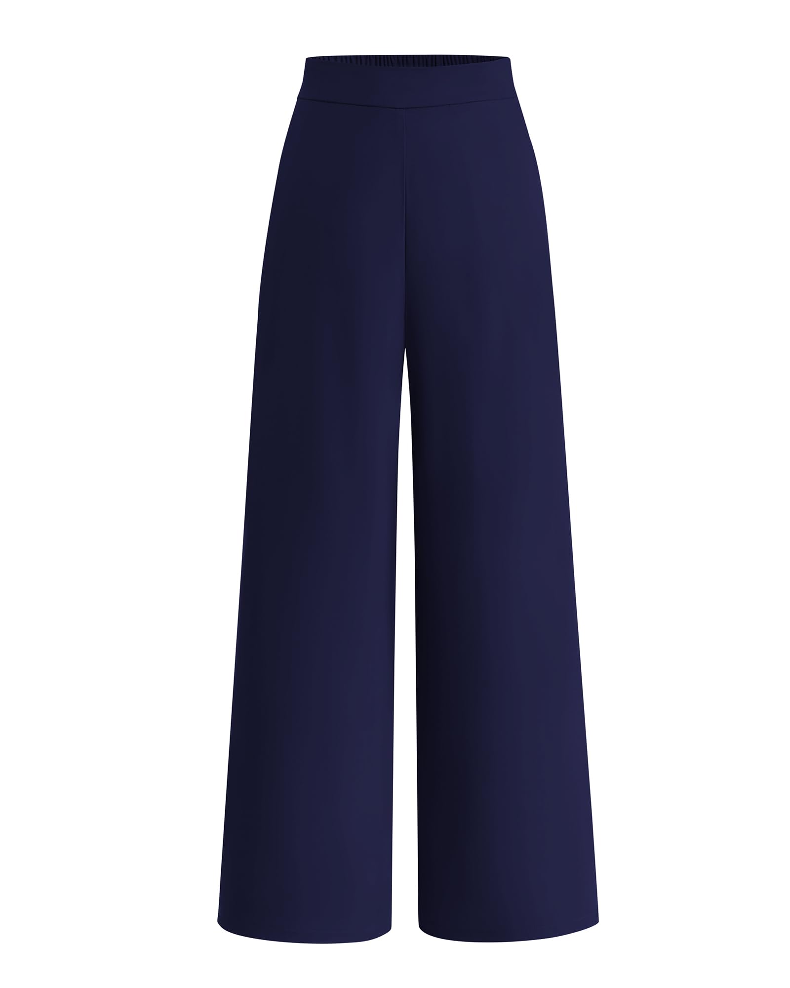 Foto 2 pulgar | Pantalones De Pierna Ancha Btfbm Para Mujer, Cintura Alta Y Elásticos Con Bolsillos - Venta Internacional.