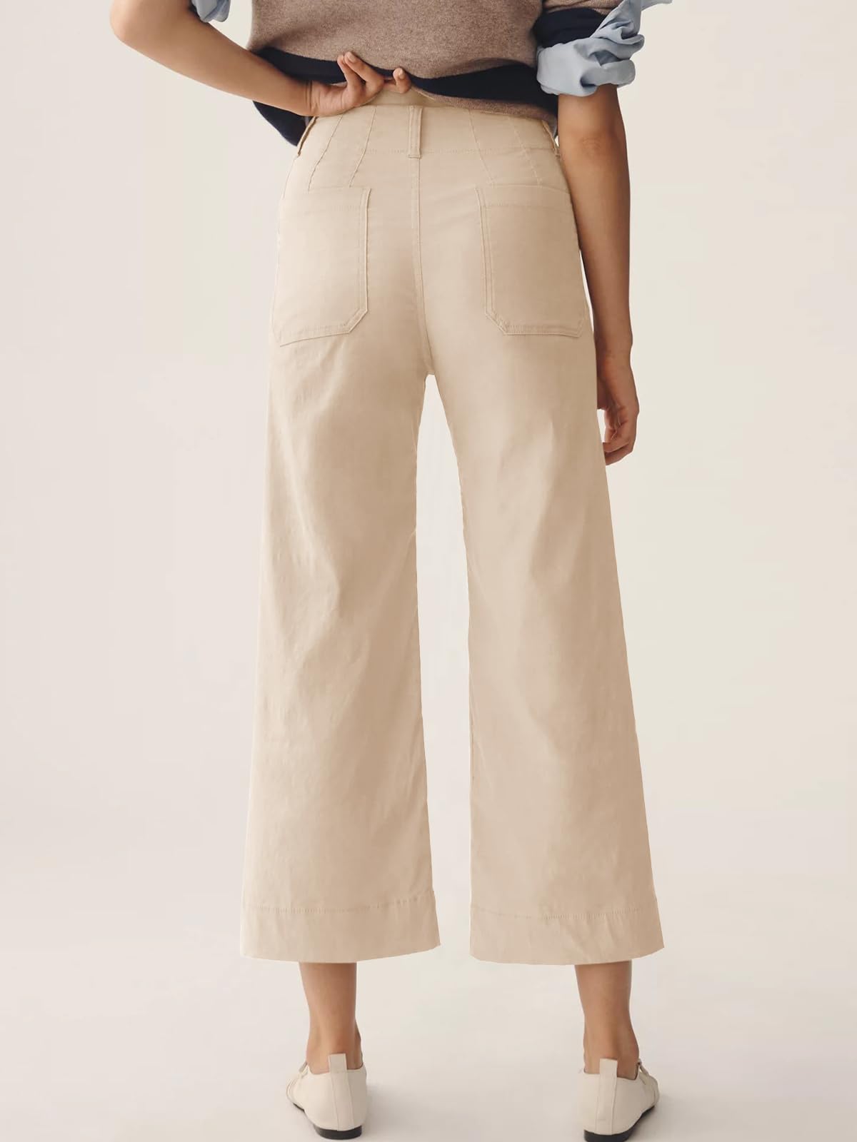 Foto 3 pulgar | Pantalones Cortos De Pierna Ancha Cicy Bell De Cintura Alta Para Mujer - Venta Internacional.