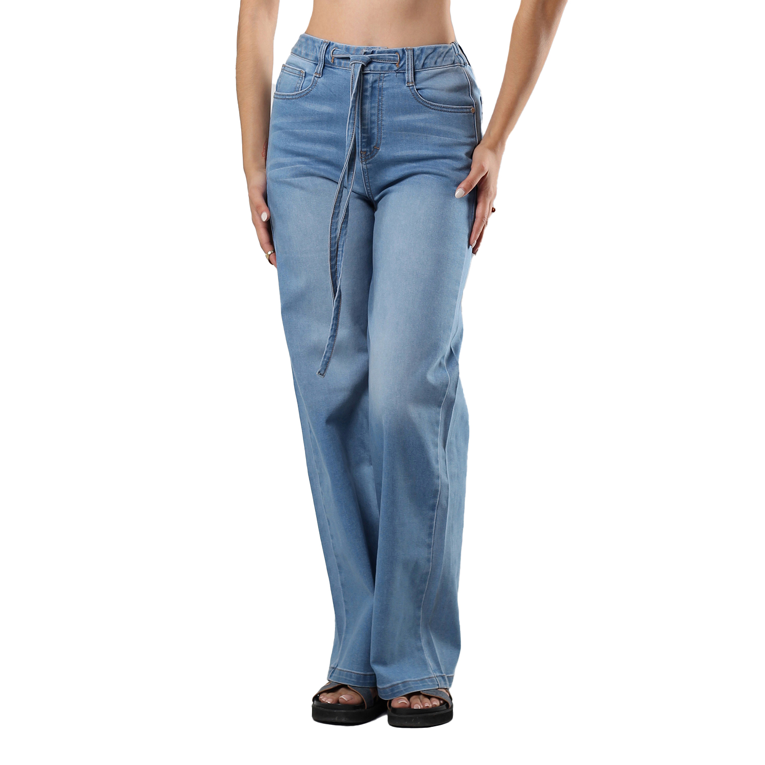Foto 1 | Pantalón Recto Cadera Alta Para Mujer - Savi Basic
