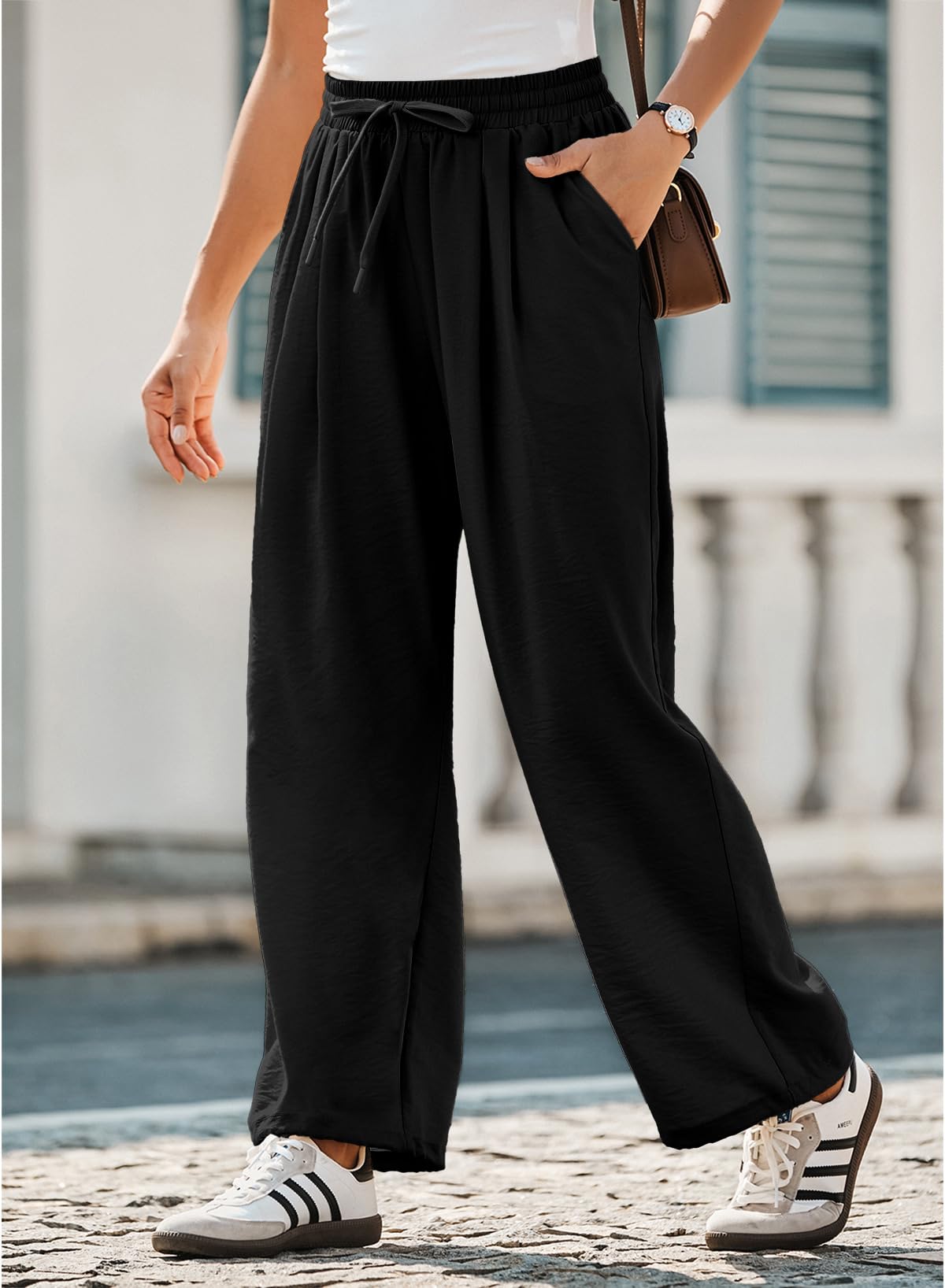 Foto 5 pulgar | Pantalones Anchos Dokotoo 2025 Para Mujer, Color Negro, Talla M - Venta Internacional.