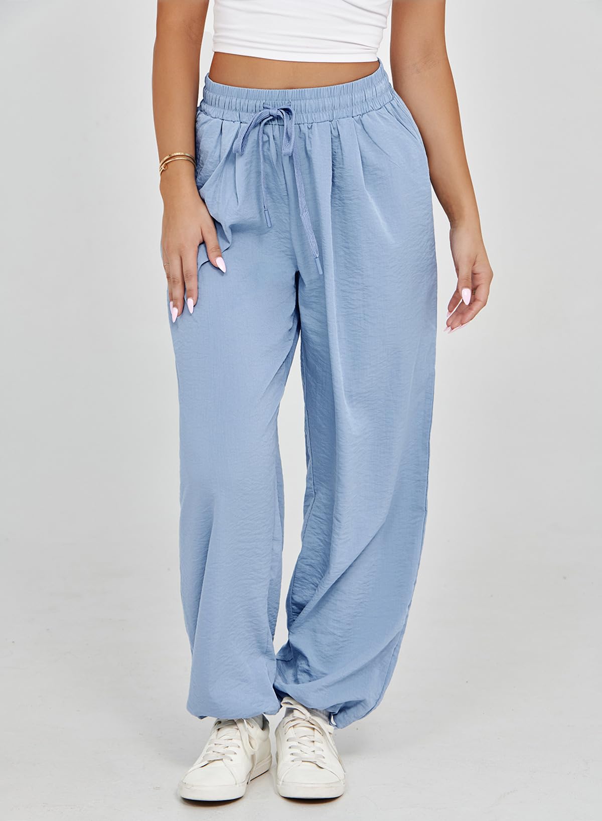 Foto 2 | Pantalones Dokotoo, Pantalones Cargo Informales De Cintura Alta Para Mujer - Venta Internacional.