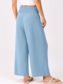 Foto 3 | Pantalones Palazzo Anrabess Para Mujer, Cintura Alta, Pernera Ancha - Venta Internacional.