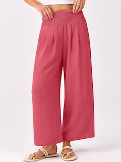 Foto 2 | Pantalones Palazzo Anrabess Para Mujer, Cintura Alta, Pierna Ancha, Color Coral - Venta Internacional.