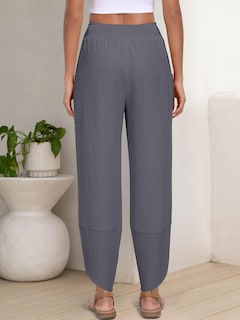 Foto 5 | Pantalones Capri Anrabess Palazzo Summer De Pierna Ancha Para Mujer - Venta Internacional.