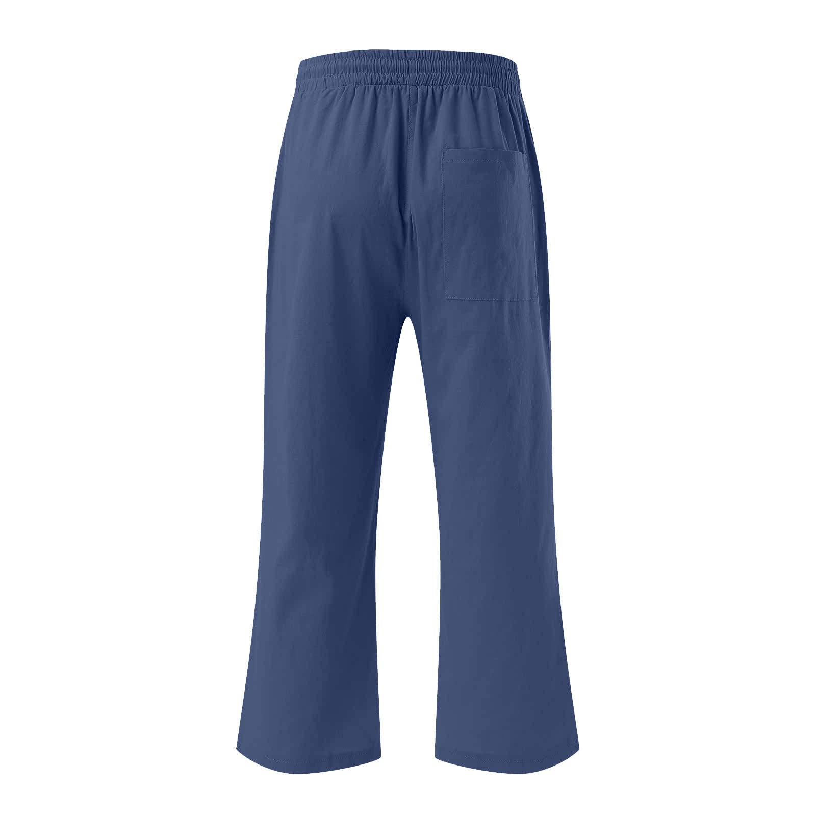 Foto 6 pulgar | Pantalones Capri Para Mujer, Casuales, Verano 2025, Con Cordón Elástico, Azul - Venta Internacional.