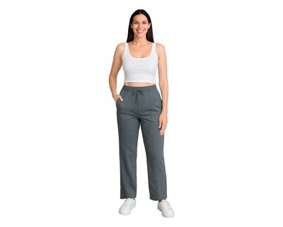 Foto 1 | Pantalón Deportivo Para Mujer Ocean Point De Pierna Ancha Color Sólido