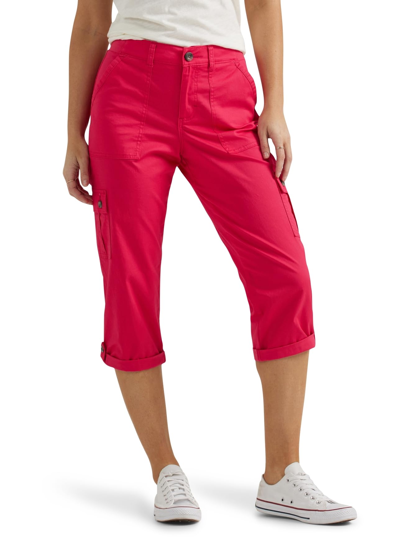 Foto 2 pulgar | Pantalón Capri Cargo Lee Ultra Lux Comfort Con Flex-to-go Para Mujer - Venta Internacional.
