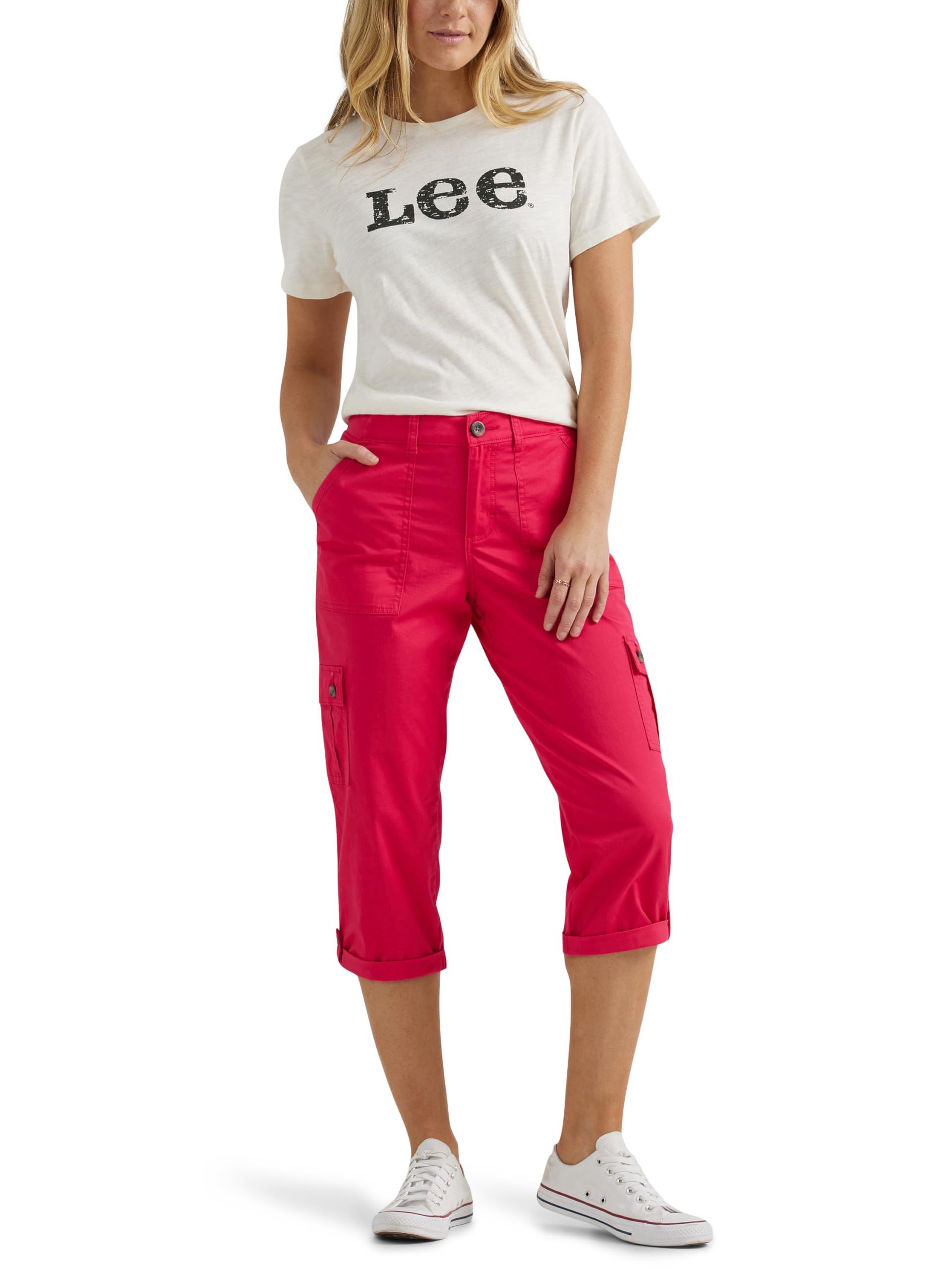 Foto 3 pulgar | Pantalón Capri Cargo Lee Ultra Lux Comfort Con Flex-to-go Para Mujer - Venta Internacional.